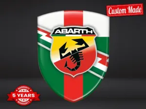 Fiat Abarth Adesivi Parabrezza Auto Edizione Professionale Moderni